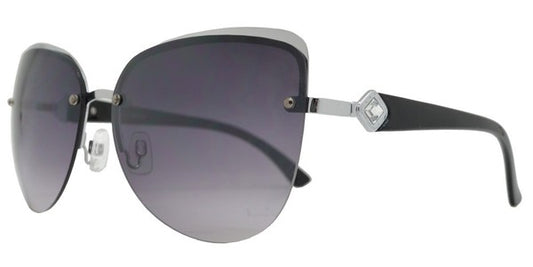 Rimless Cat Eye Metal Sunglasses 5